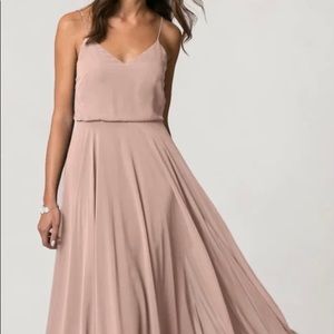 BHLDN Jenny Yoo Inesse Bridesmaid Dress / Whipped Apricot